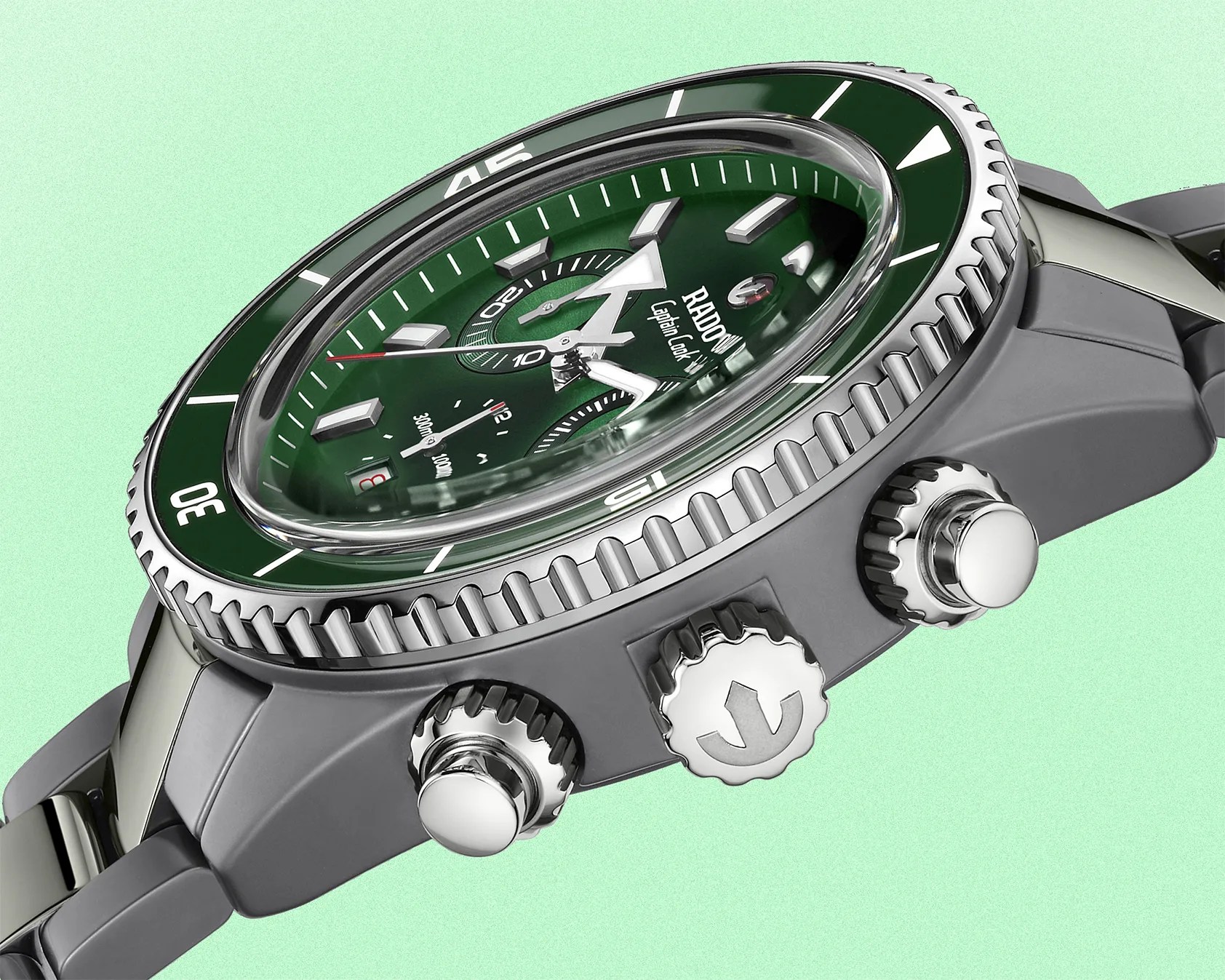 the side of a Rado watch