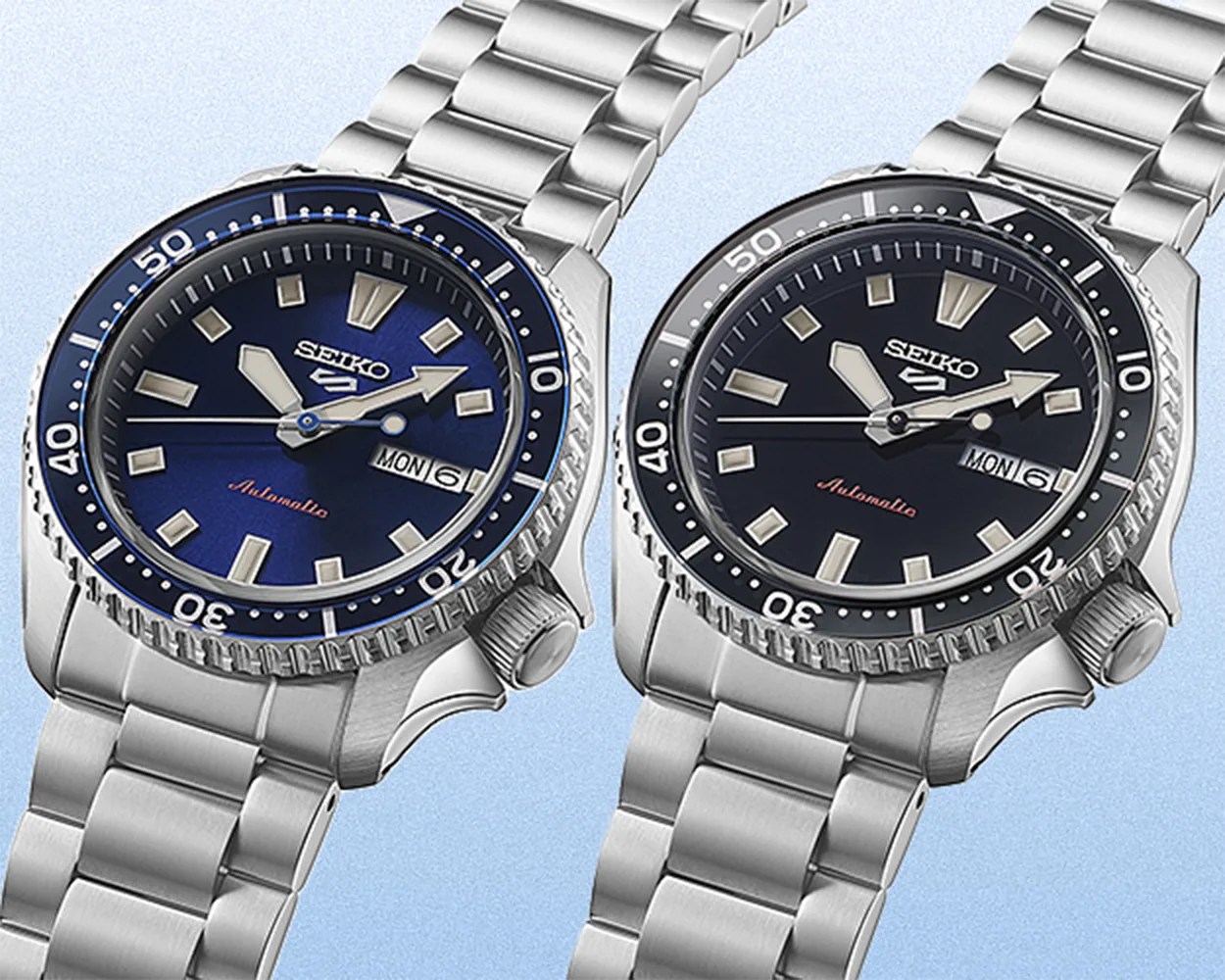two seiko dive watches