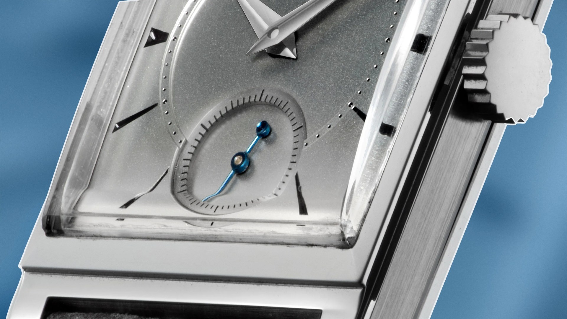 a rectangular dress watch
