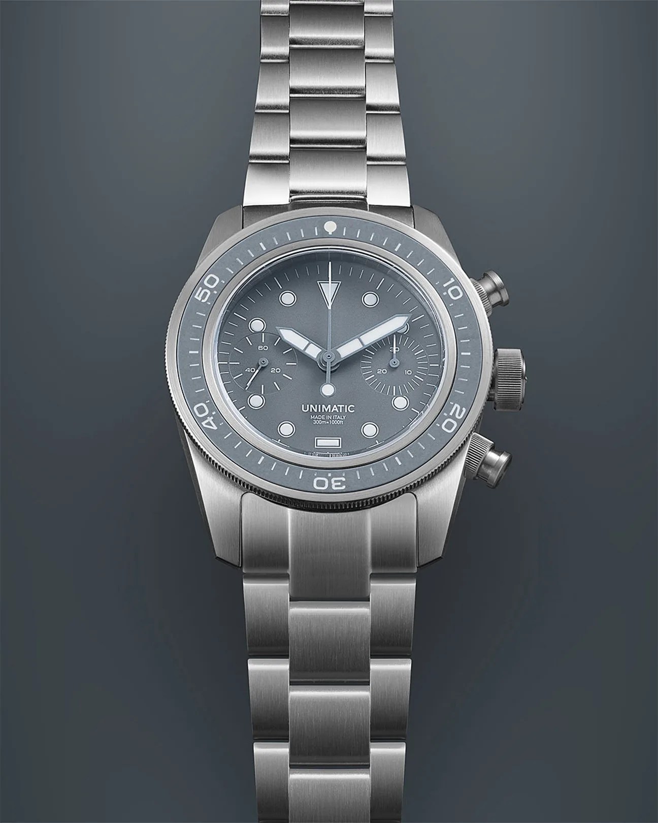 a Unimatic dive watch chronograph