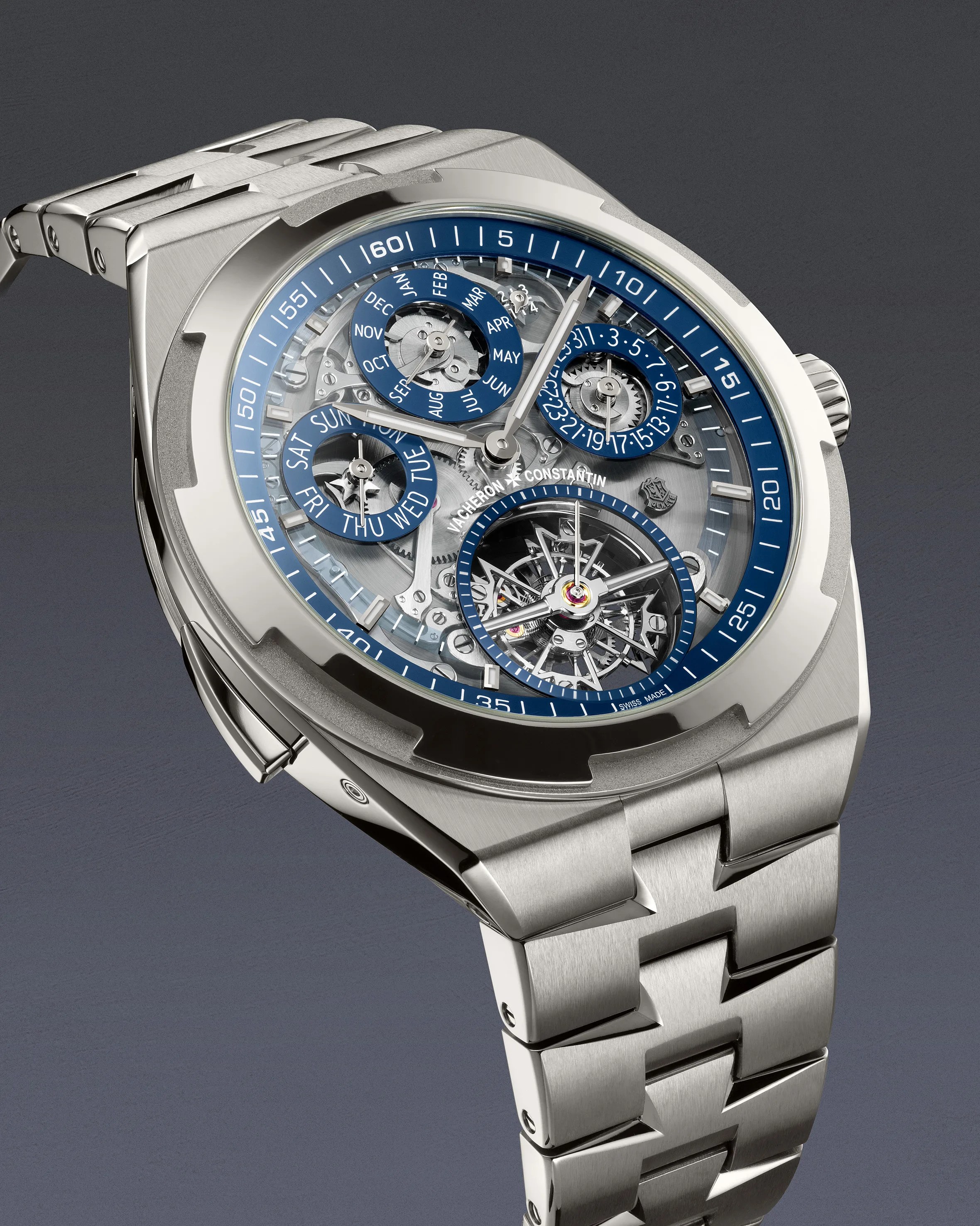a Vacheron Constantin watch with a complex dial