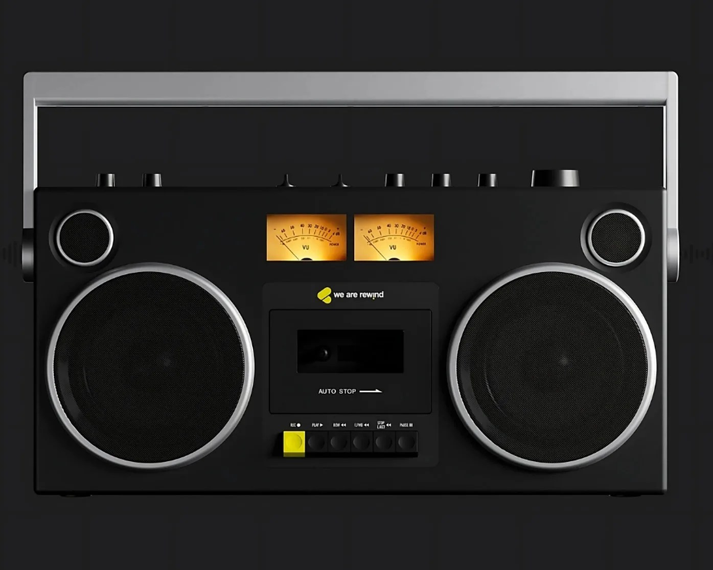 We Are Rewind boombox