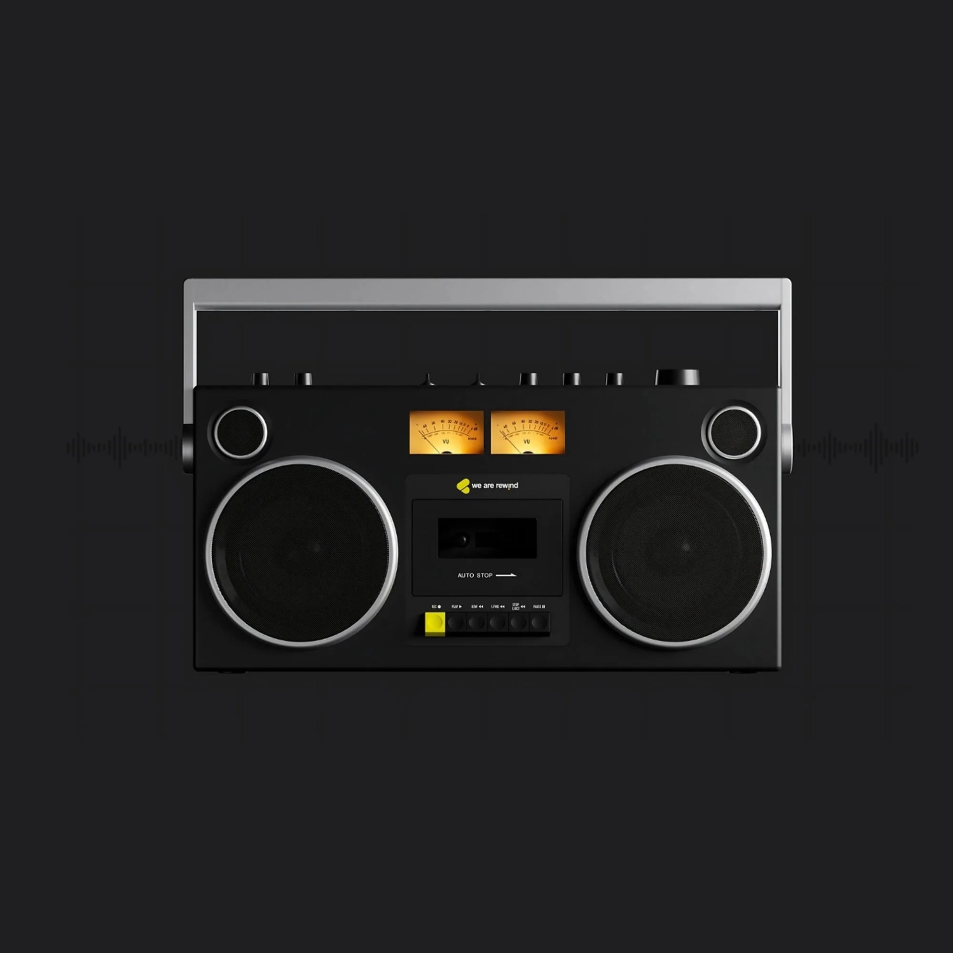We Are Rewind boombox
