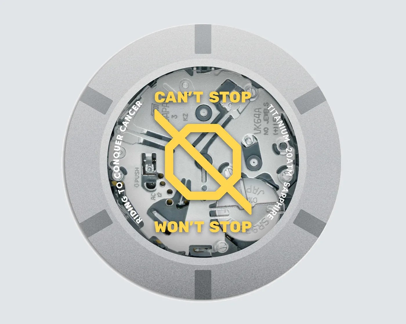 the case back of a watch
