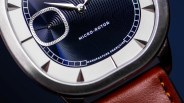 the dial and case of a Yema dress watch