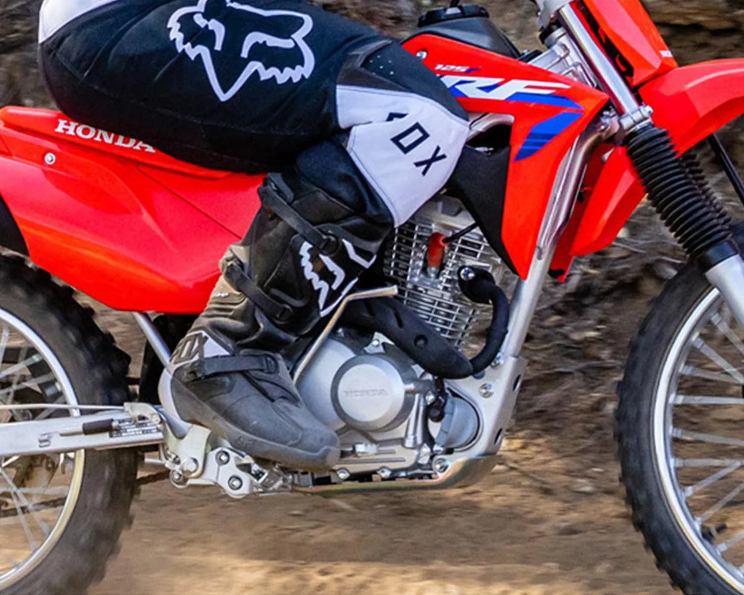 2026 honda crf125f big wheel clearance detail