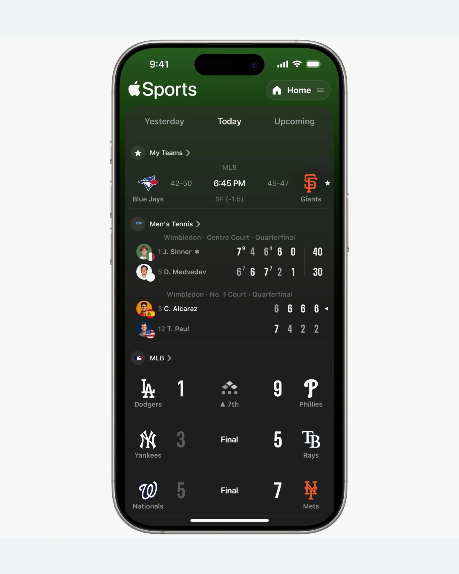 Apple Sports App