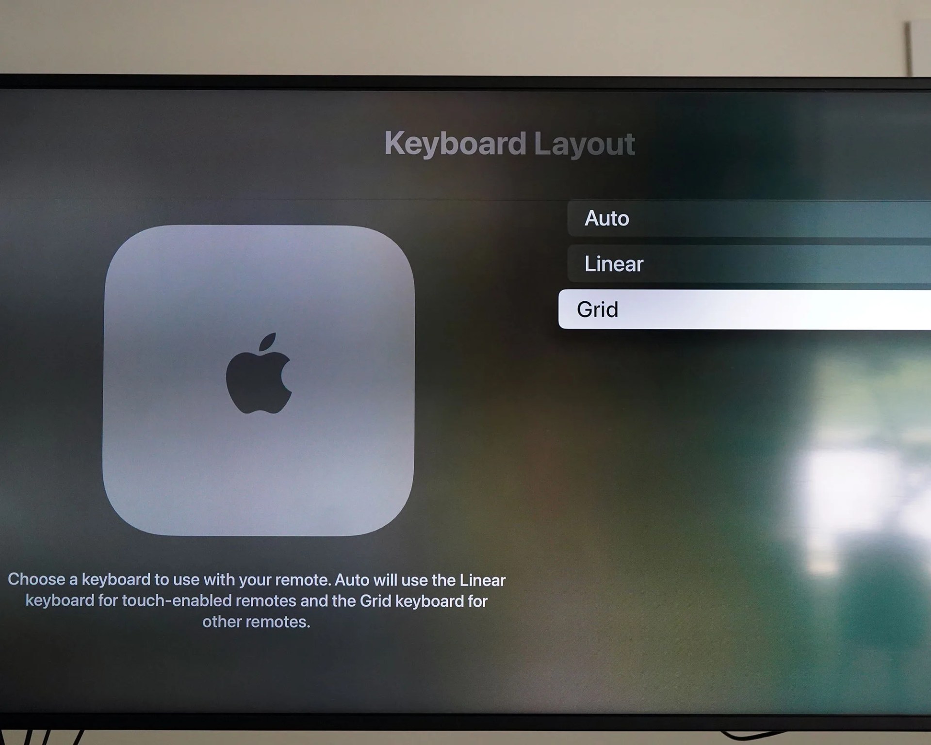 Apple TV search