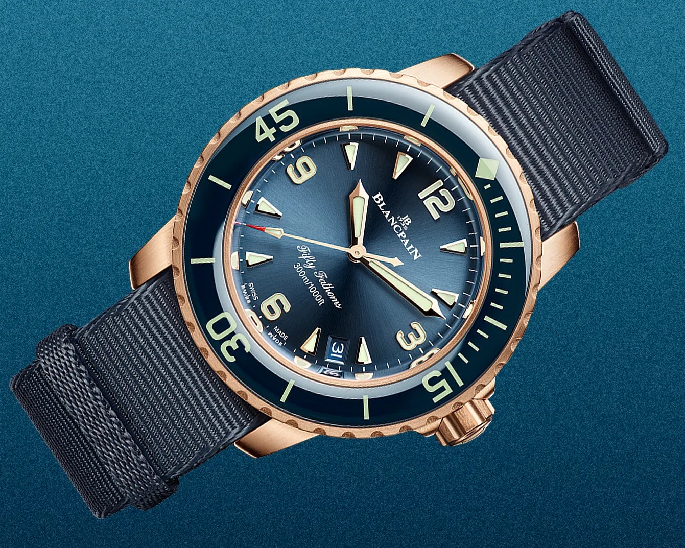a Blancpain dive watch