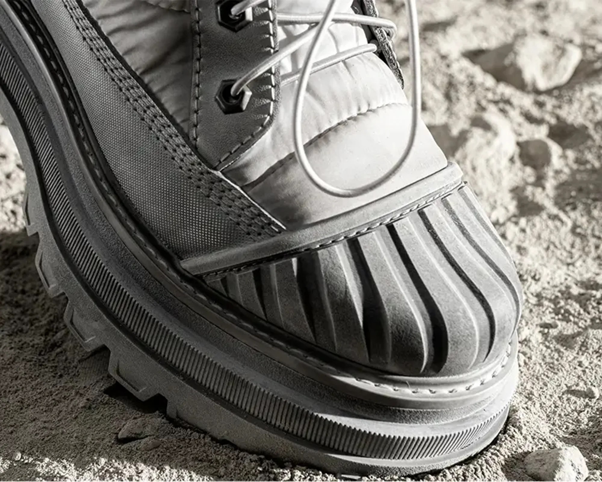 Cat Footwear Centennial Apollo 11 Boot toe cap closeup