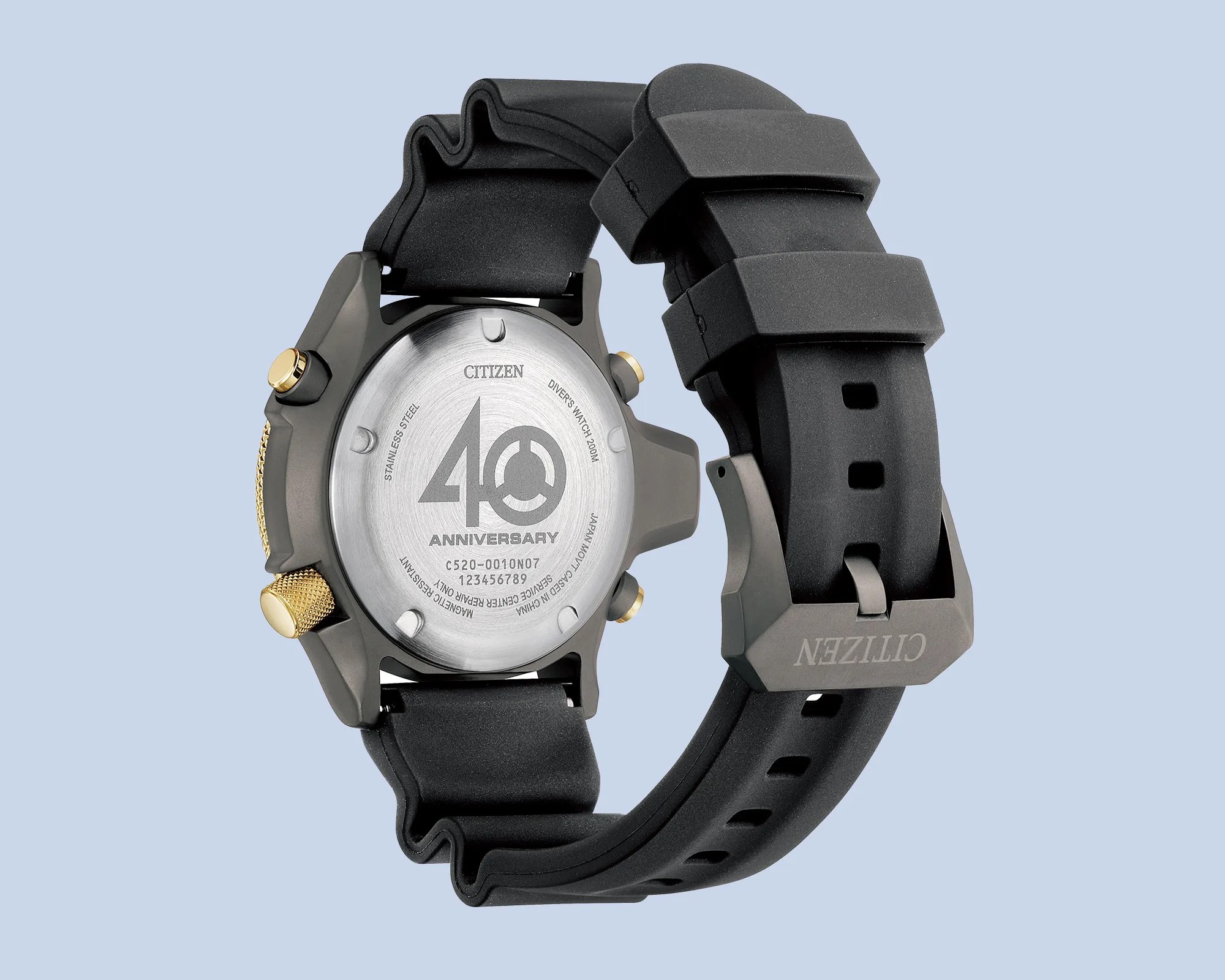 Citizen Promaster Aqualand 40th Anniversary Limited Edition Dive Watch caseback