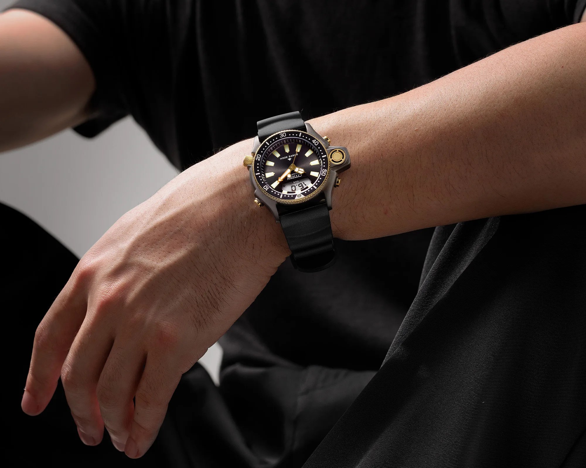 Citizen Promaster Aqualand 40th Anniversary Limited Edition Dive Watch on wrist