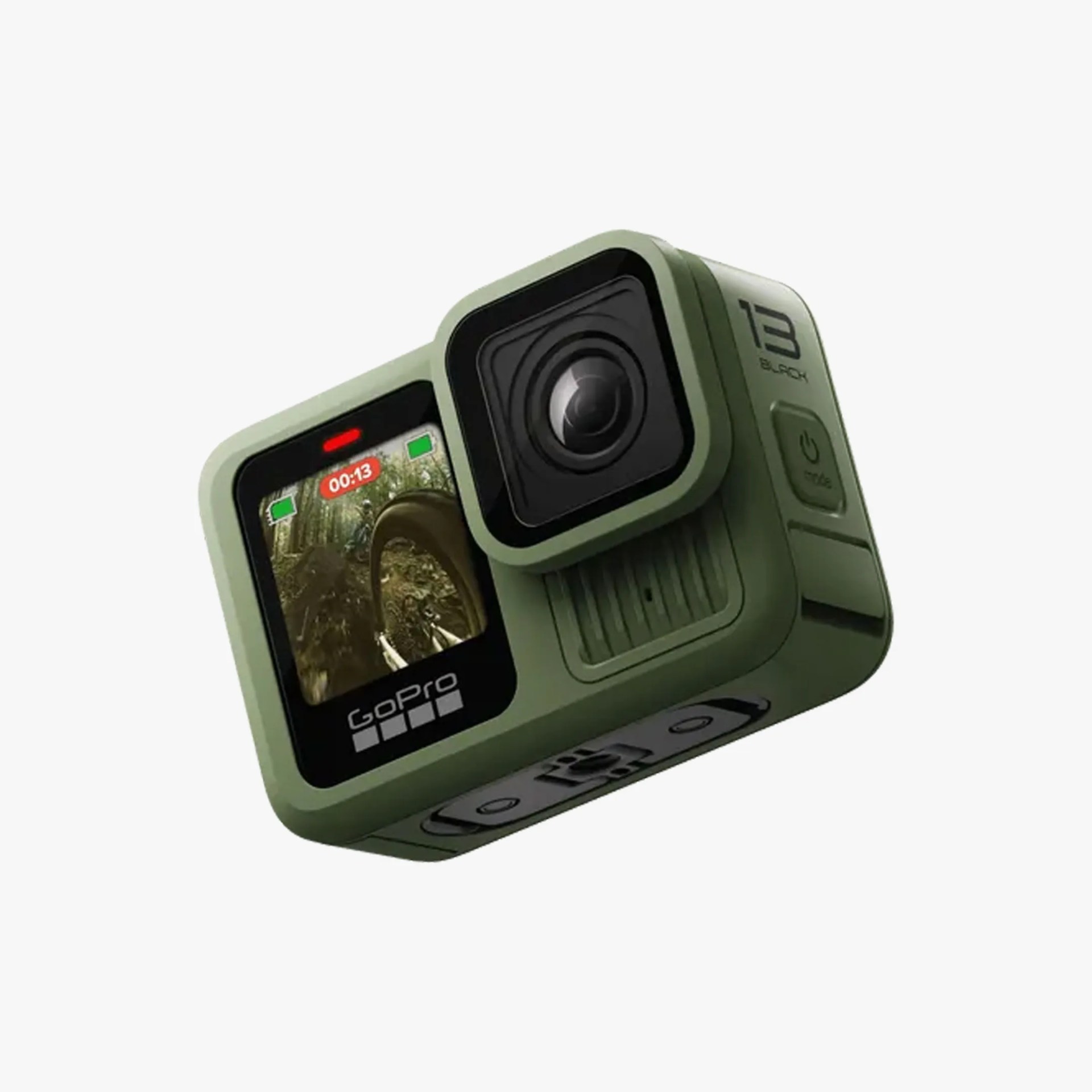 GoPro in forest green