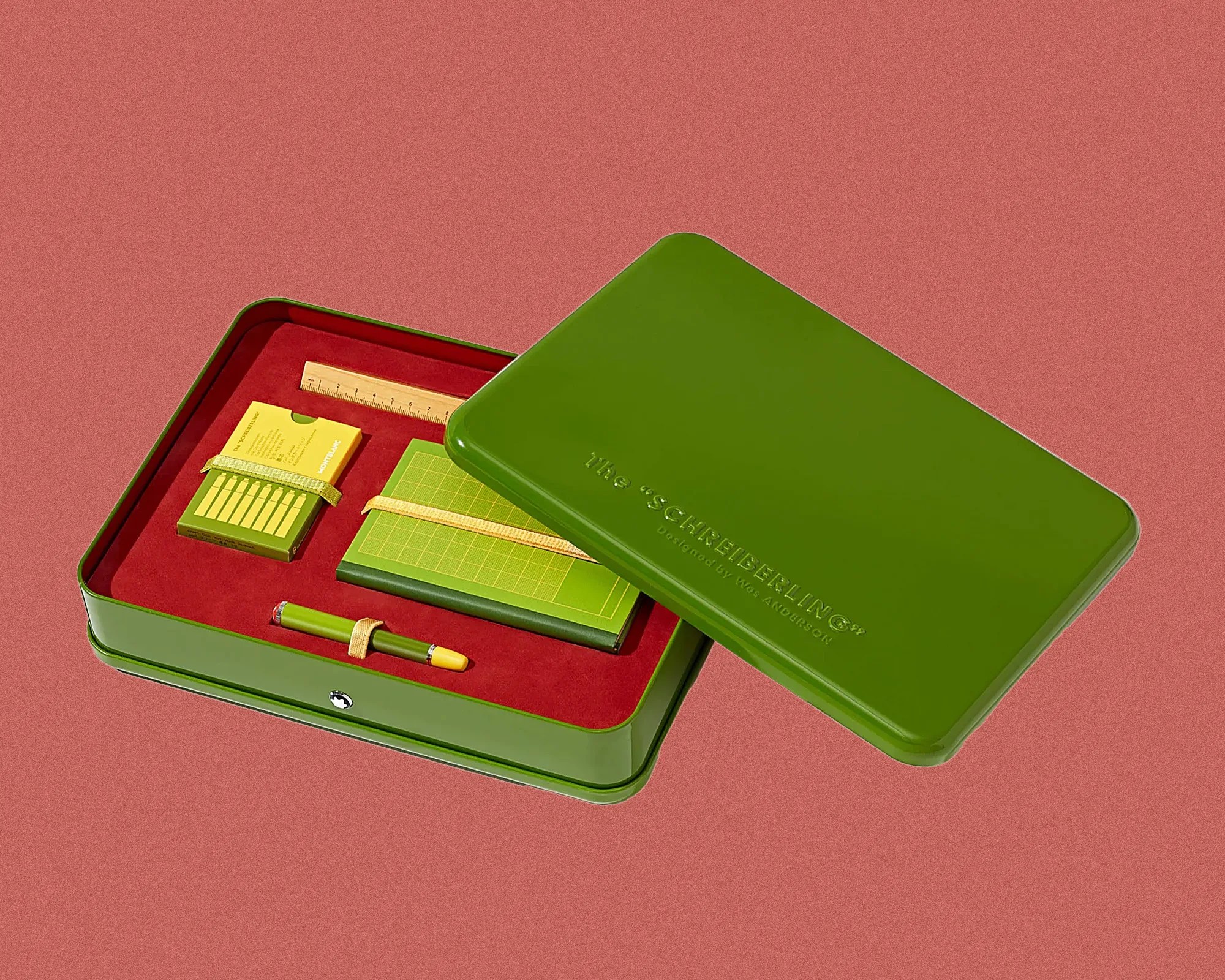 Montblanc Wes Anderson's 'The Schreiberling' Limited Edition 1969 EDC Pen Set in tin