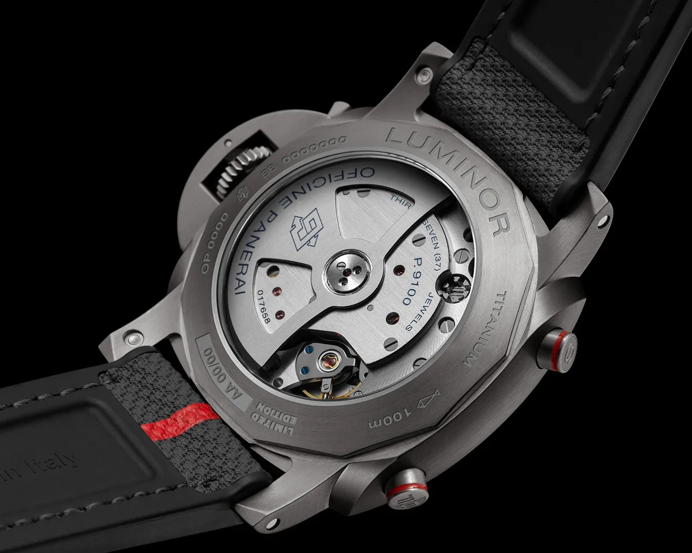 Panerai PAM1654 Luna Rossa watch back