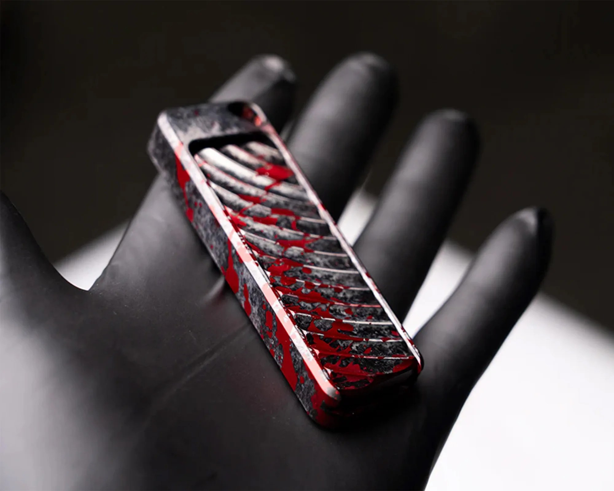 RiveryMFG Zero G EDC Utility Knife in hand