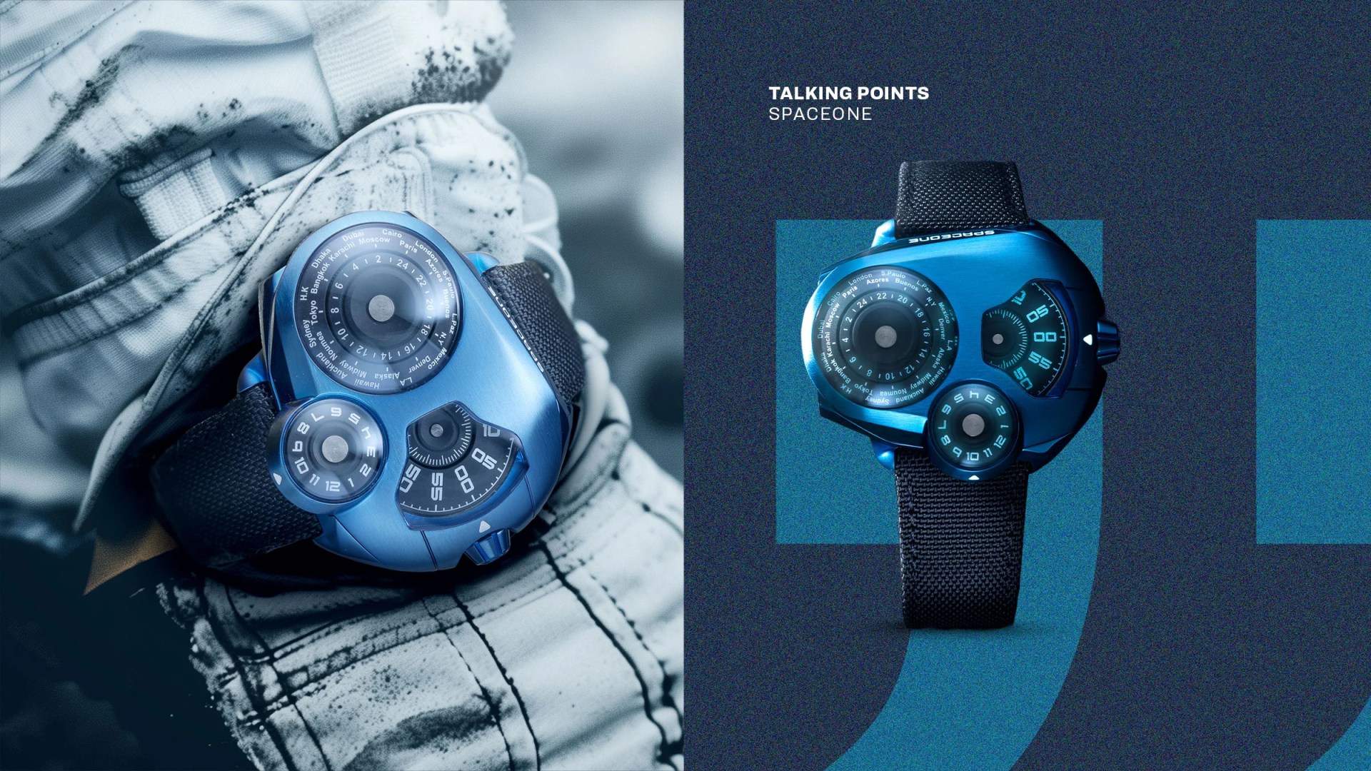 Talking Points SpaceOne World Timer watch