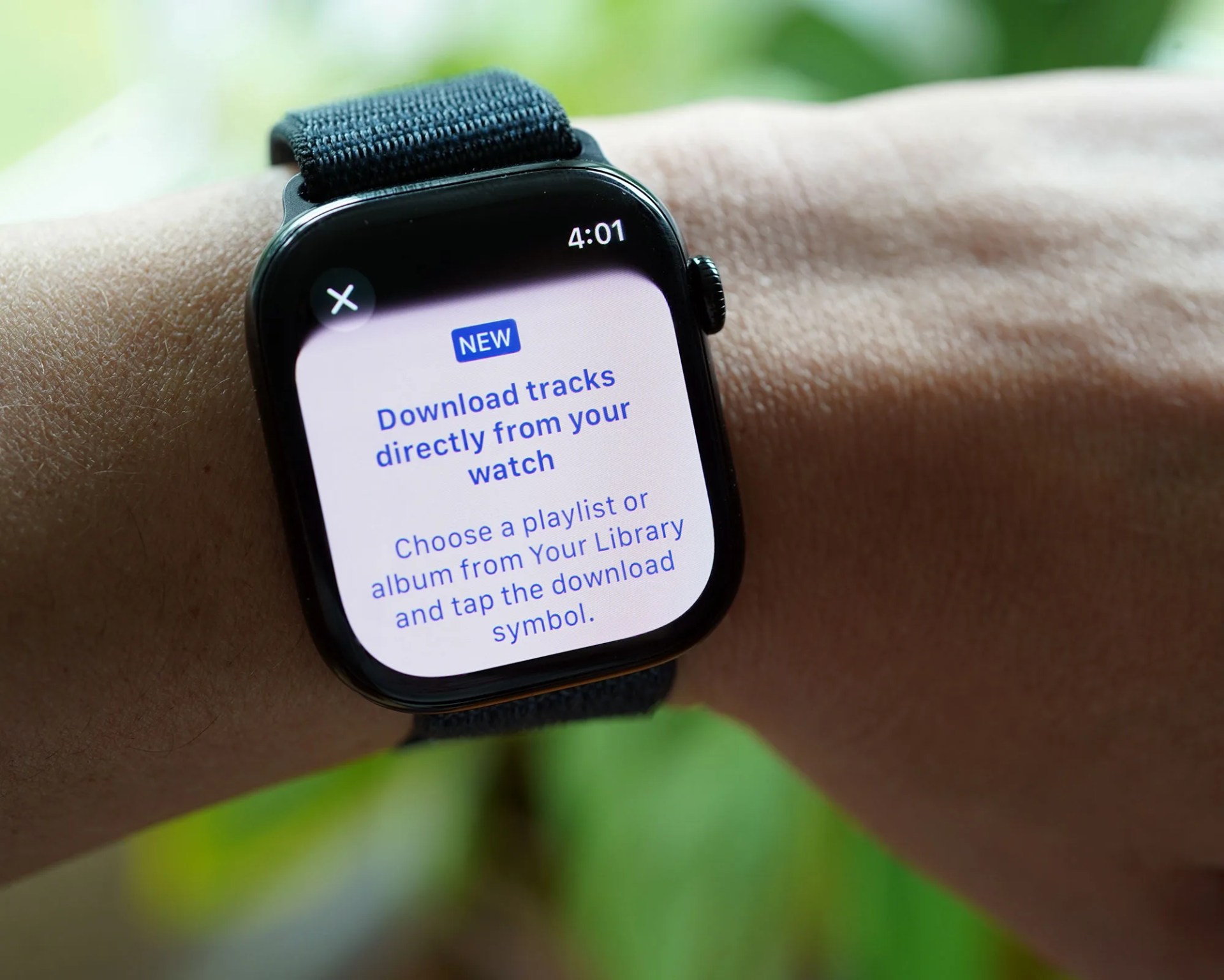 Spotify on Apple Watch