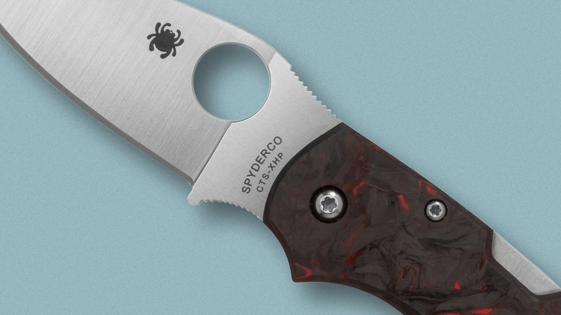 Spyderco Chaparral Fatcarbon EDC Knife closeup