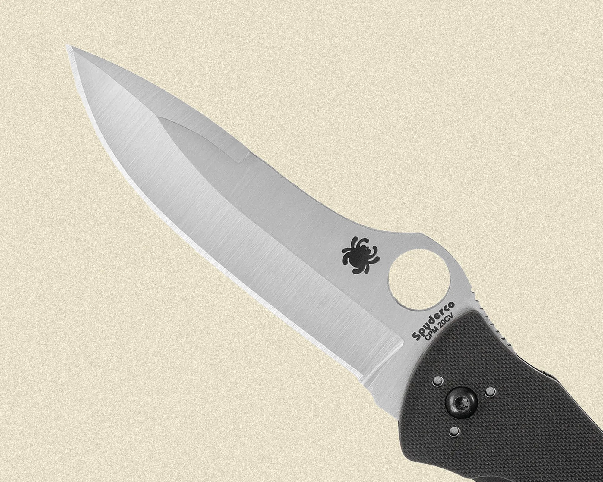 Spyderco Starmate Sprint Run EDC Knife blade closeup