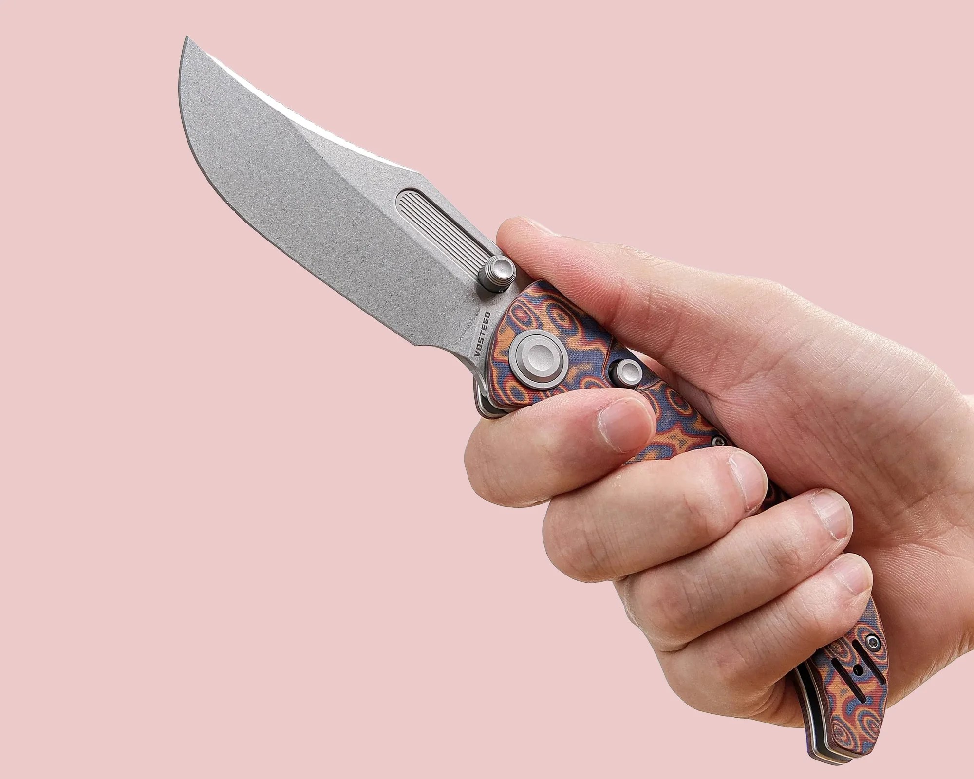 Vosteed Naga EDC Knife in hand