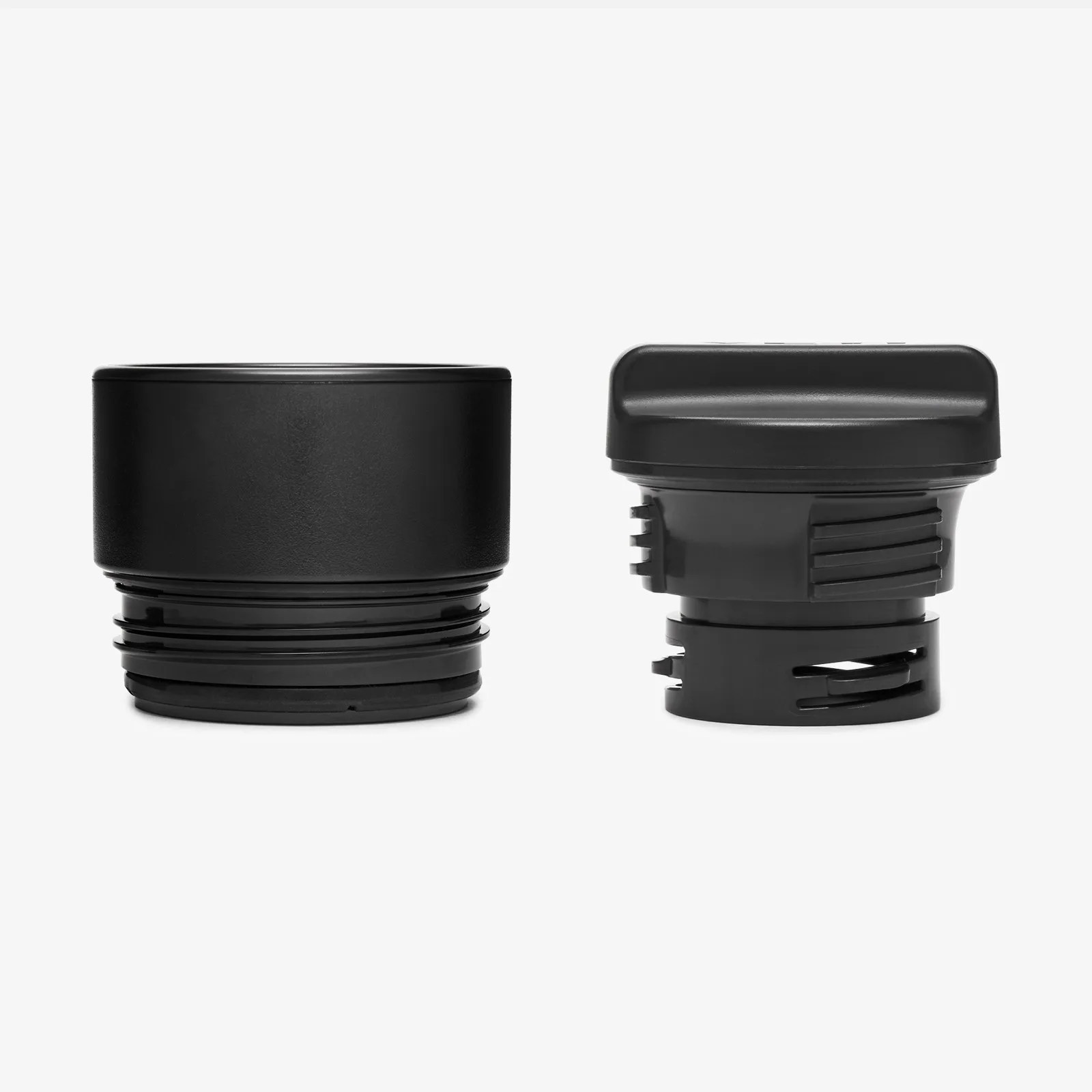 The two pieces of the Yeti Commuter cap shown sitting side by side against a white background