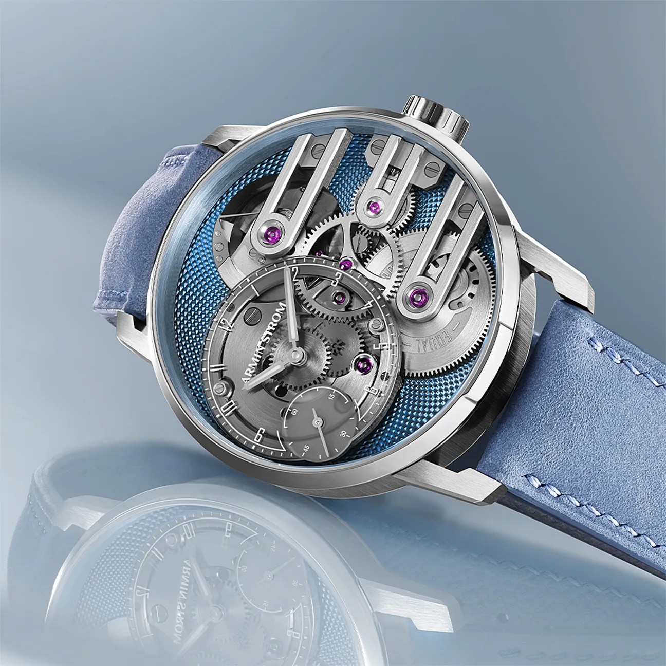 a blue watch