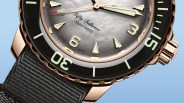 the dial on a Blancpain dive watch