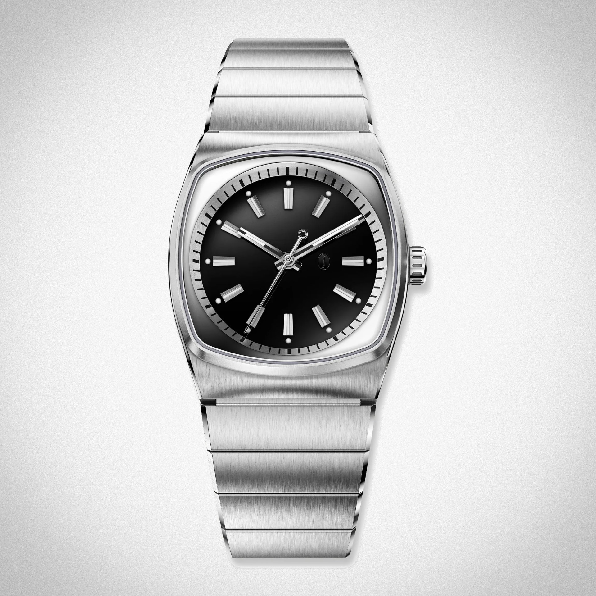 a steel Brew watch
