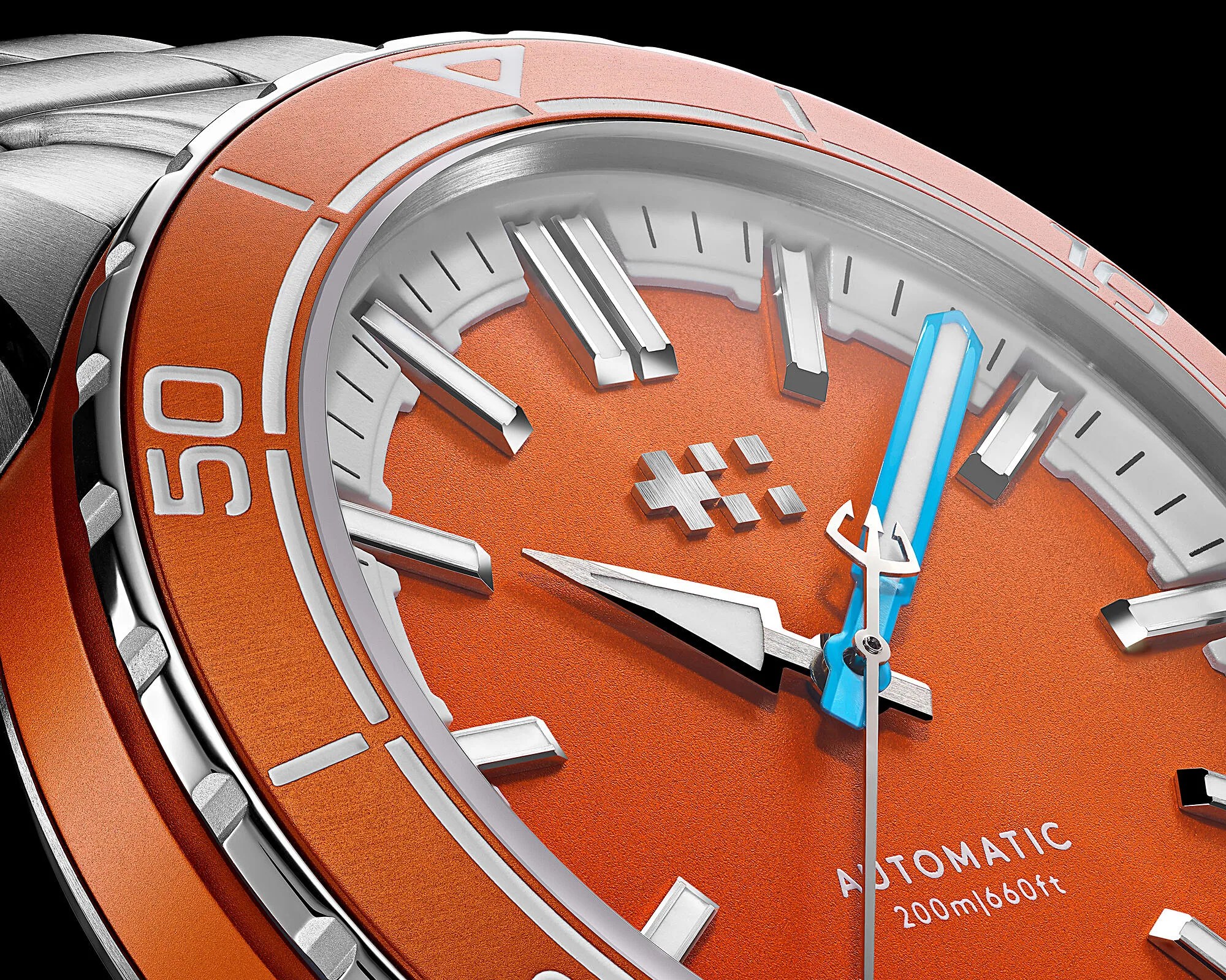 the dial of a Christopher Ward watch