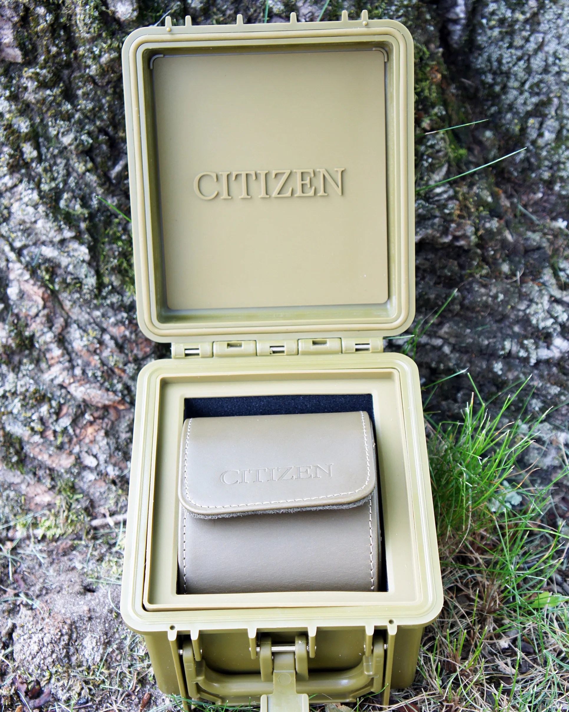 the box for a citizen watch