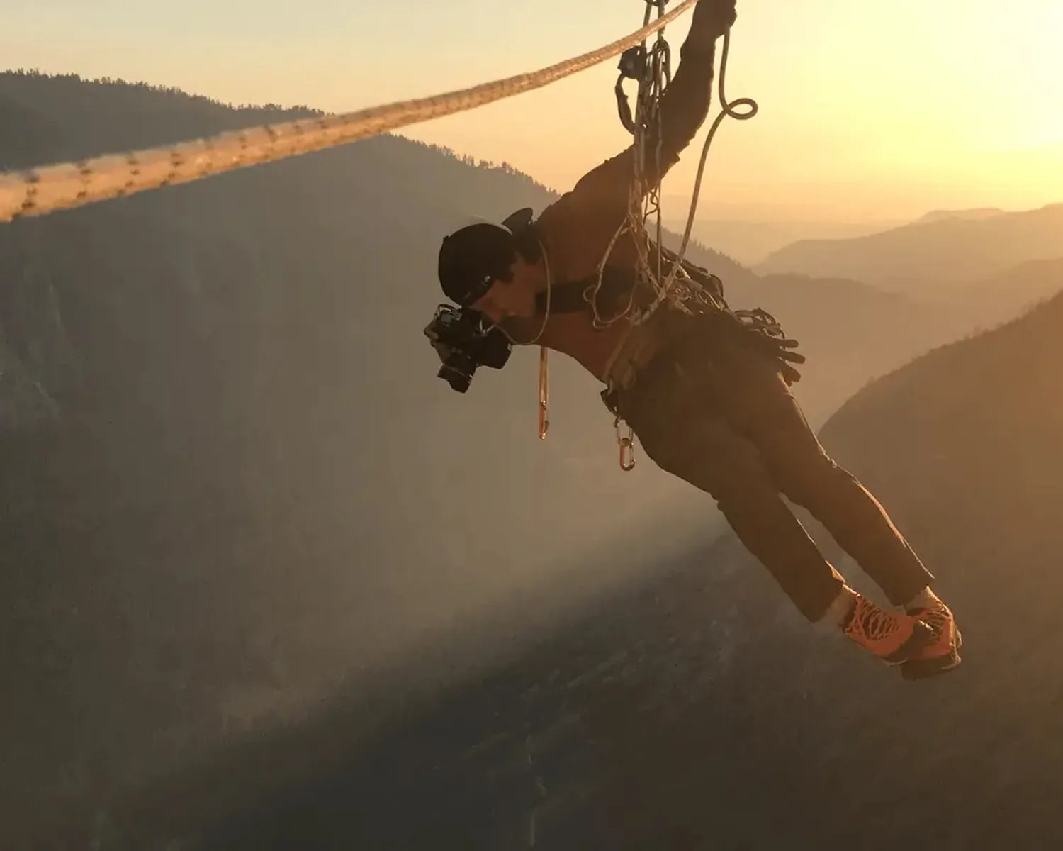 jimmy chin rope hang photo