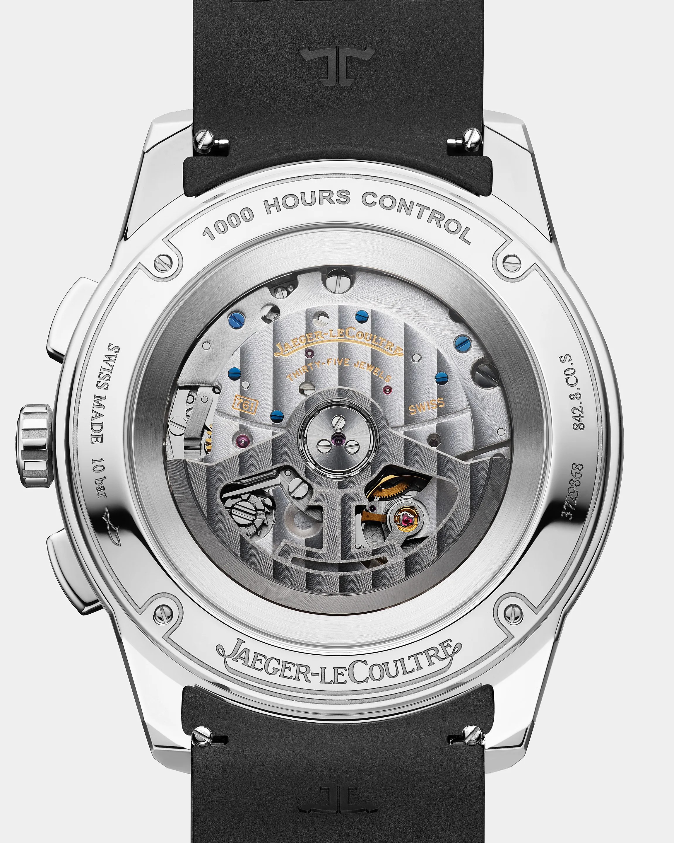 the back of a Jaeger-LeCoultre watch