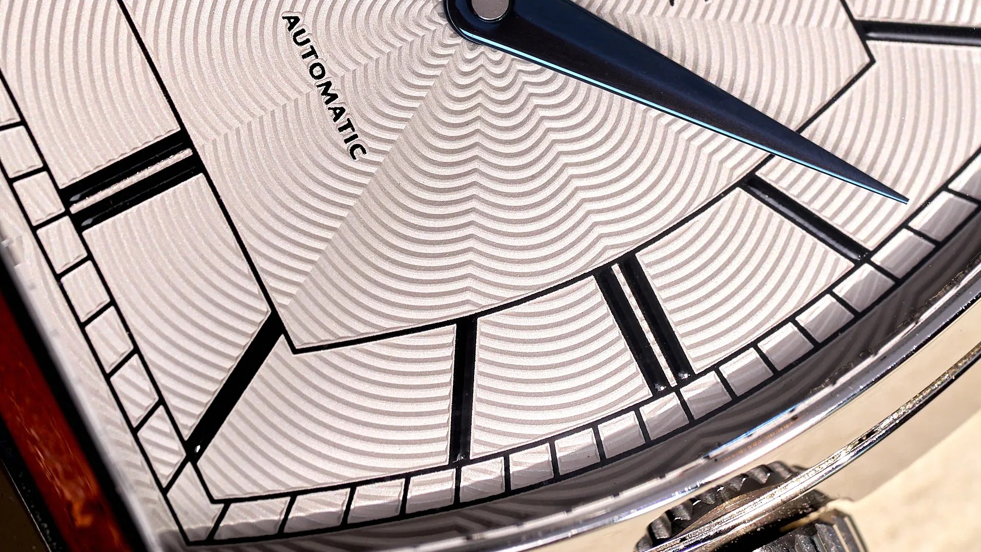 the dial of a Lorier watch
