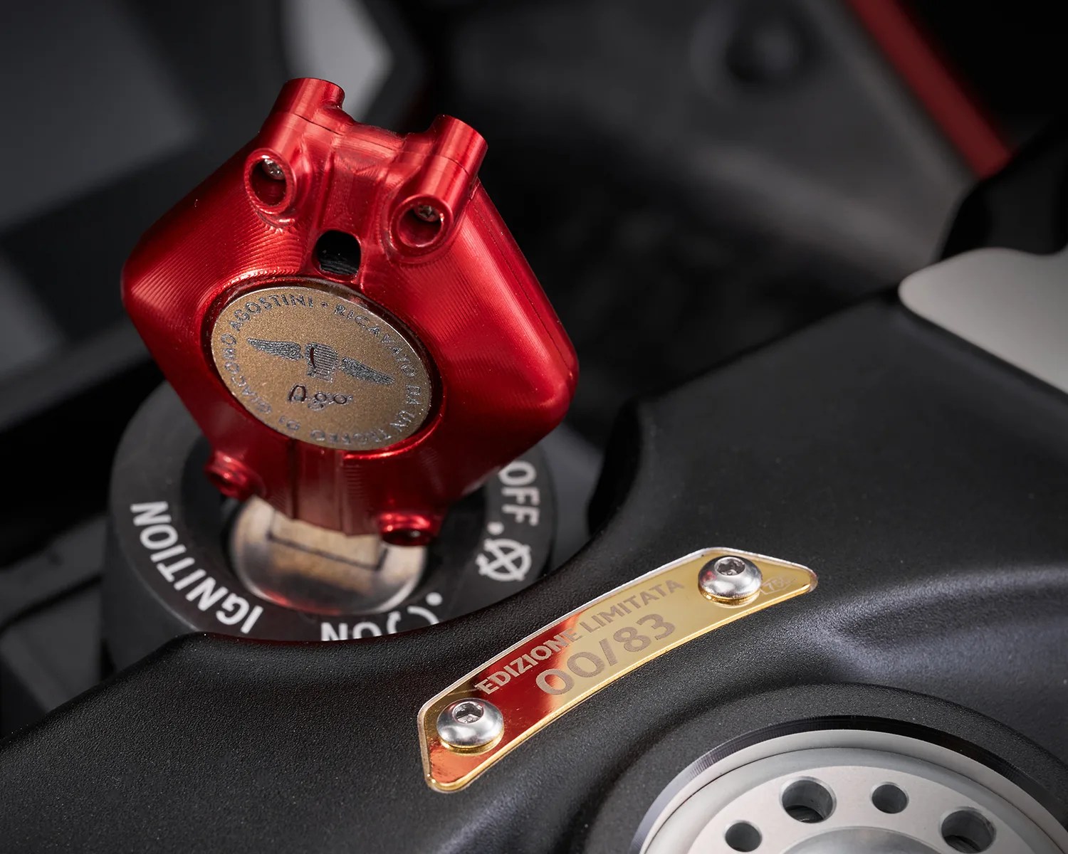 mv agusta superveloce 1000 ago key