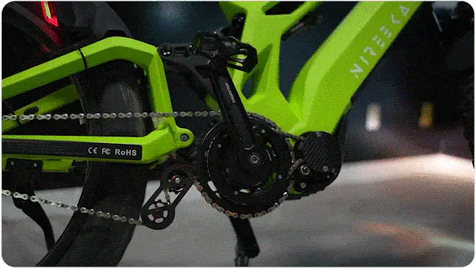 nireeka spectrx drivetrain detail