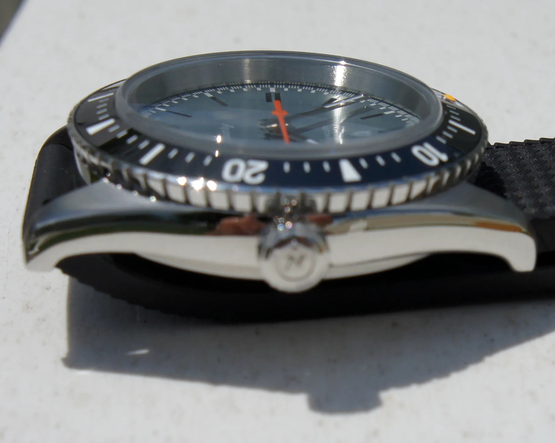 a Nivada dive watch