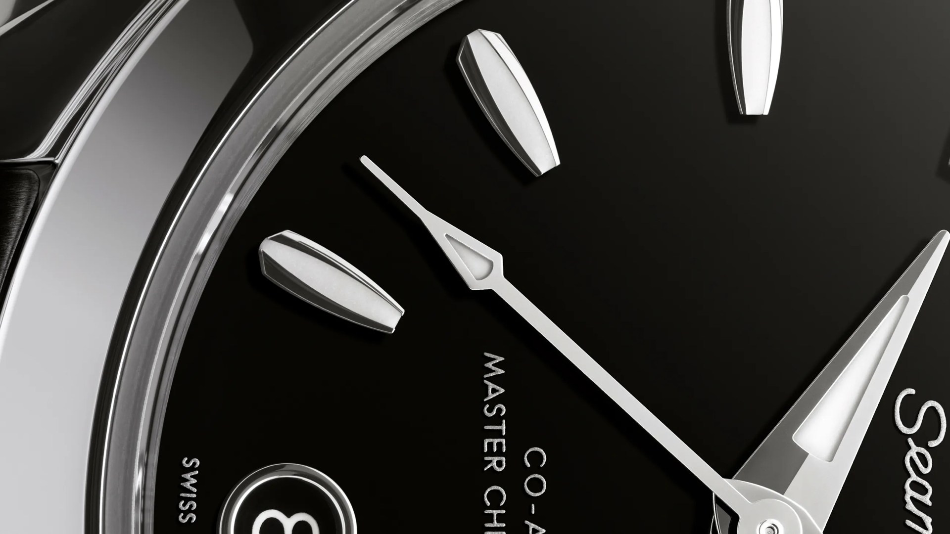 the dial of an Omega Seamaster