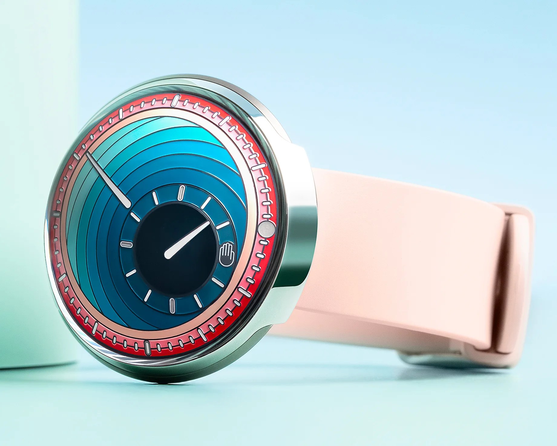 a pink Ressence watch