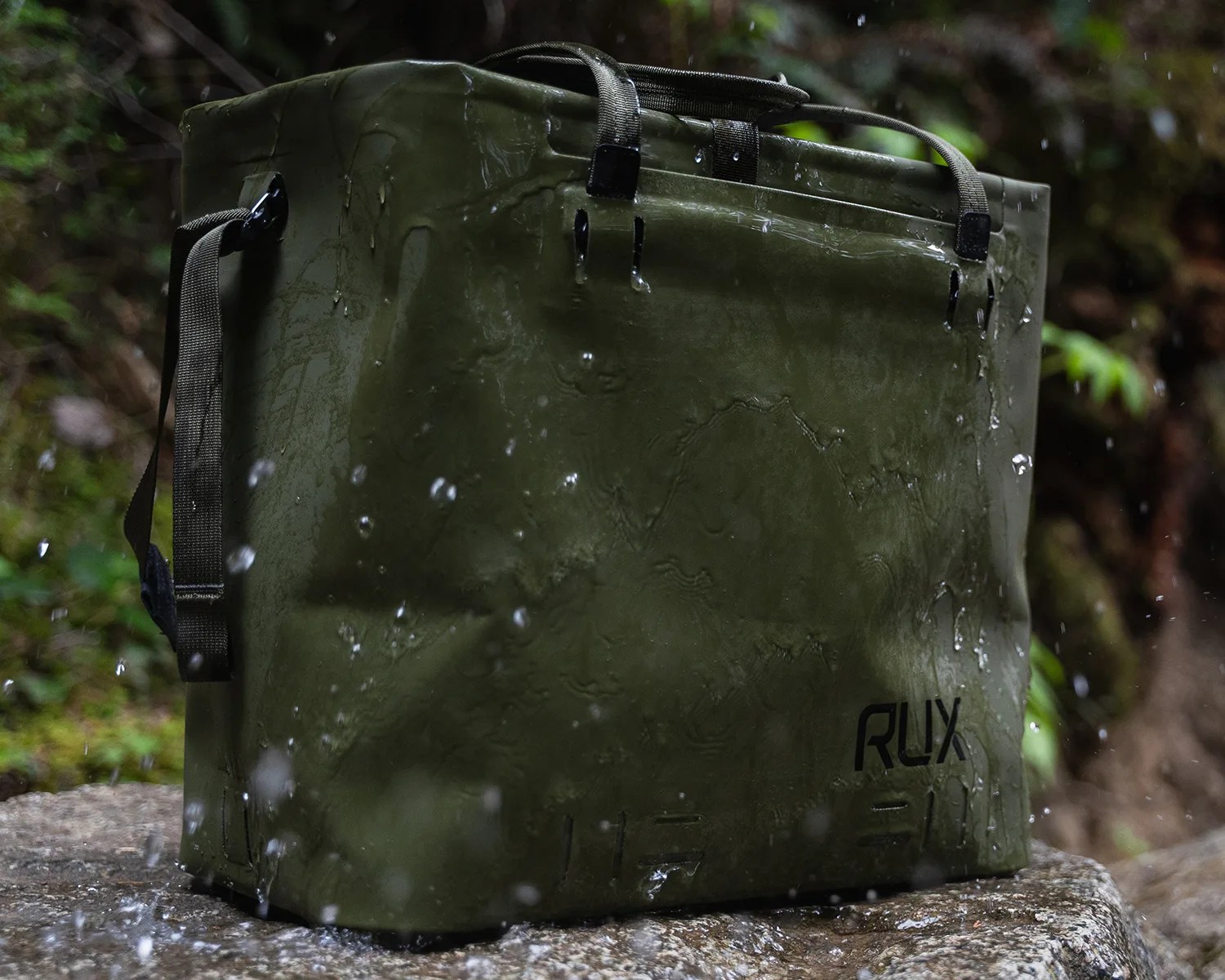 rux waterproof tote bag full
