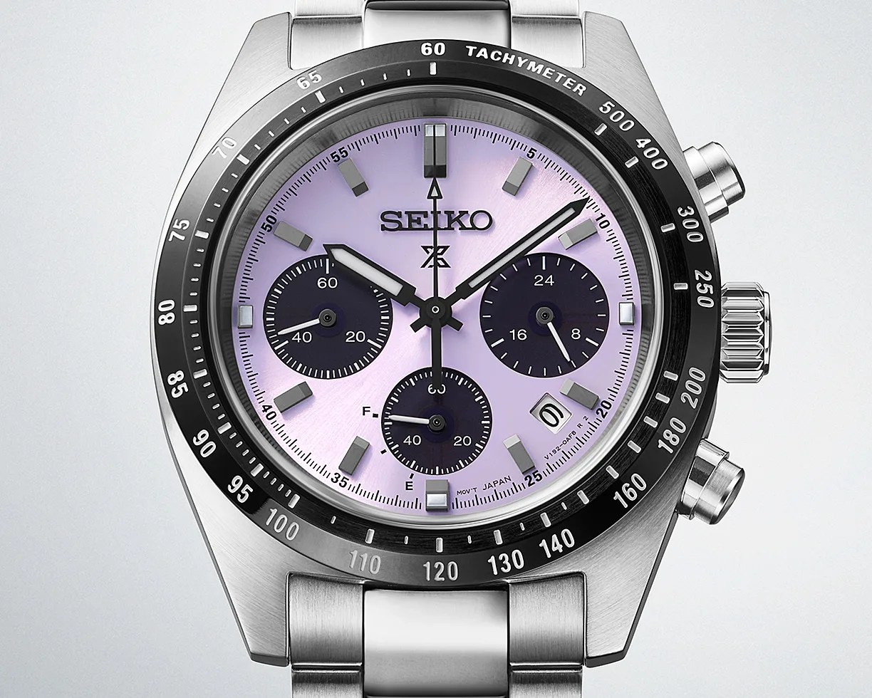 the dial of a Seiko watch