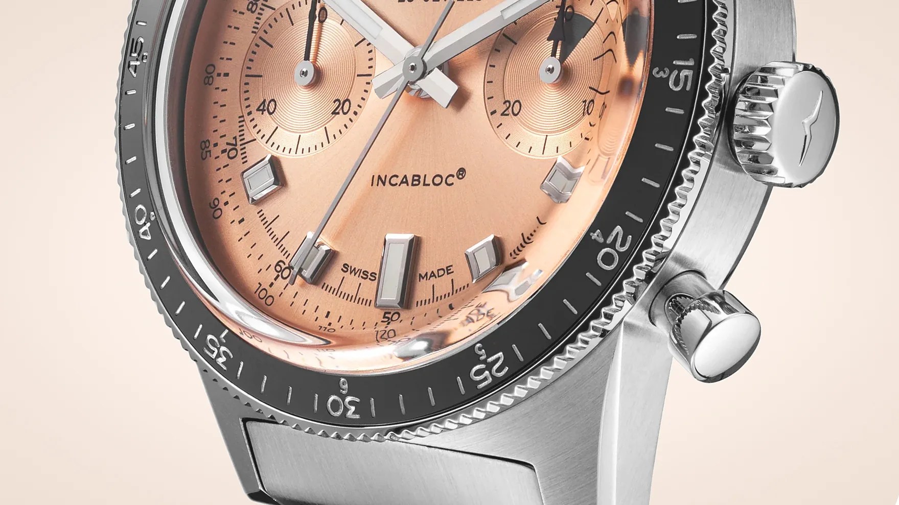 the dial of a Vulcain dive watch