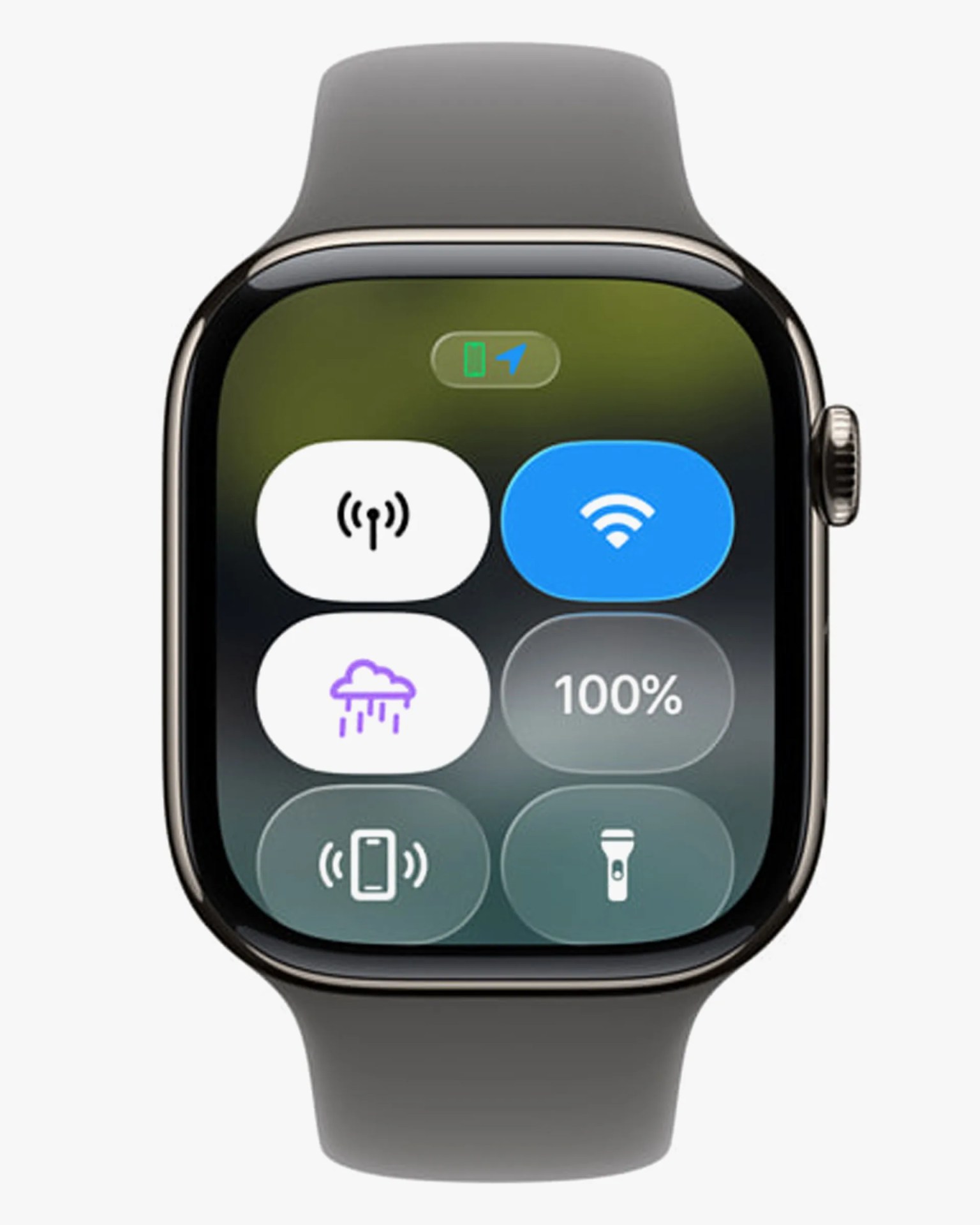 watchOS 26 updates to Control Center