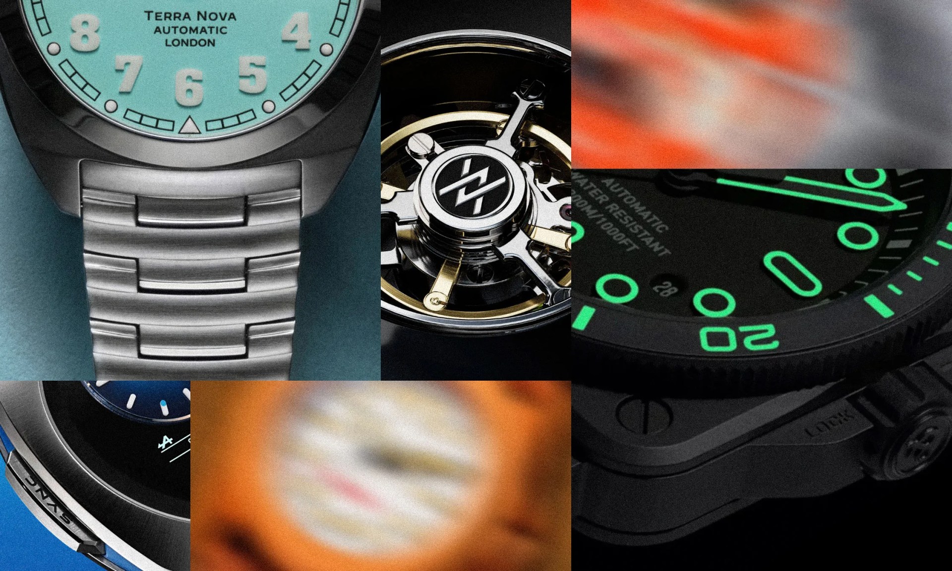 collage of watches