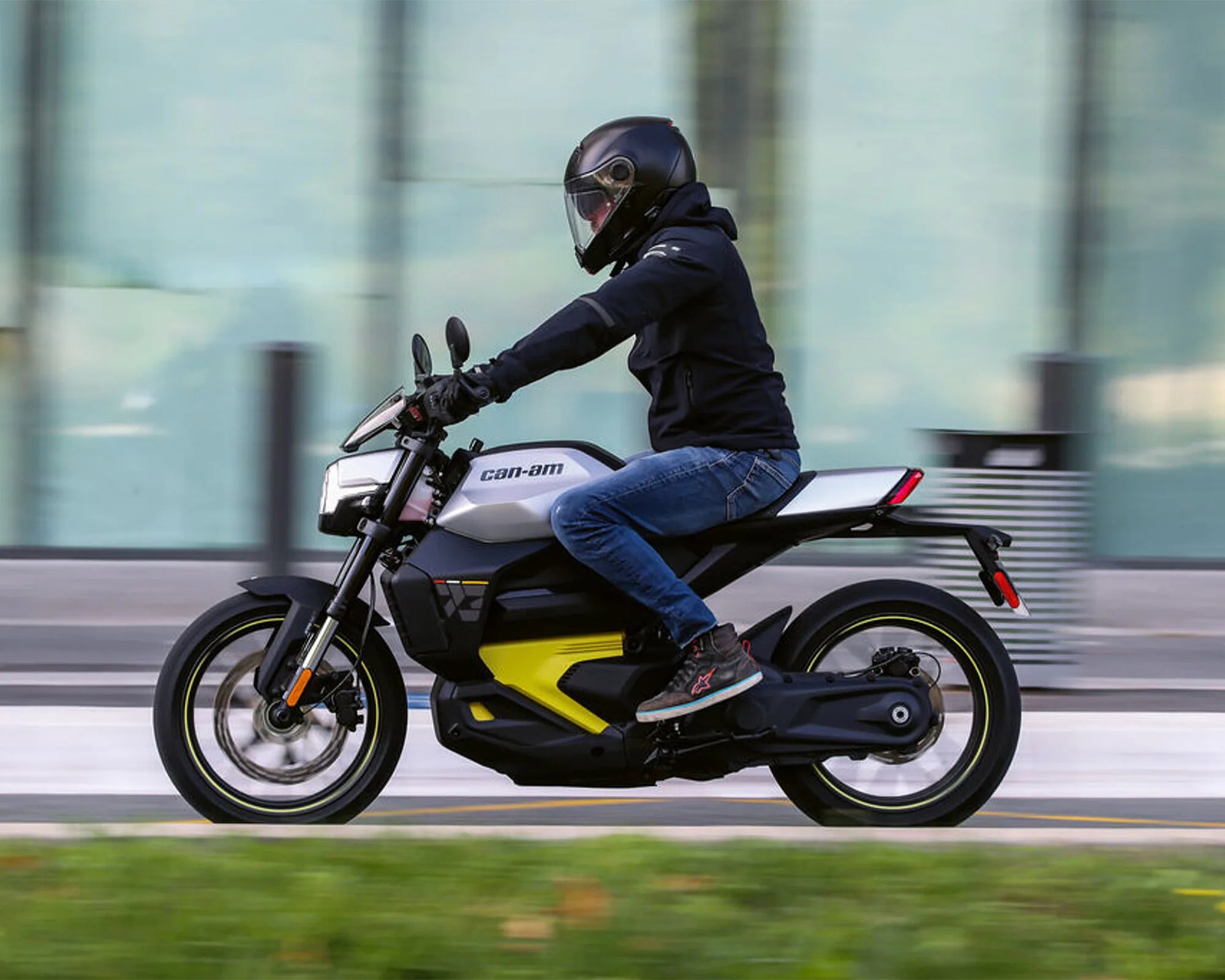 Person riding 2025 Can-Am Pulse