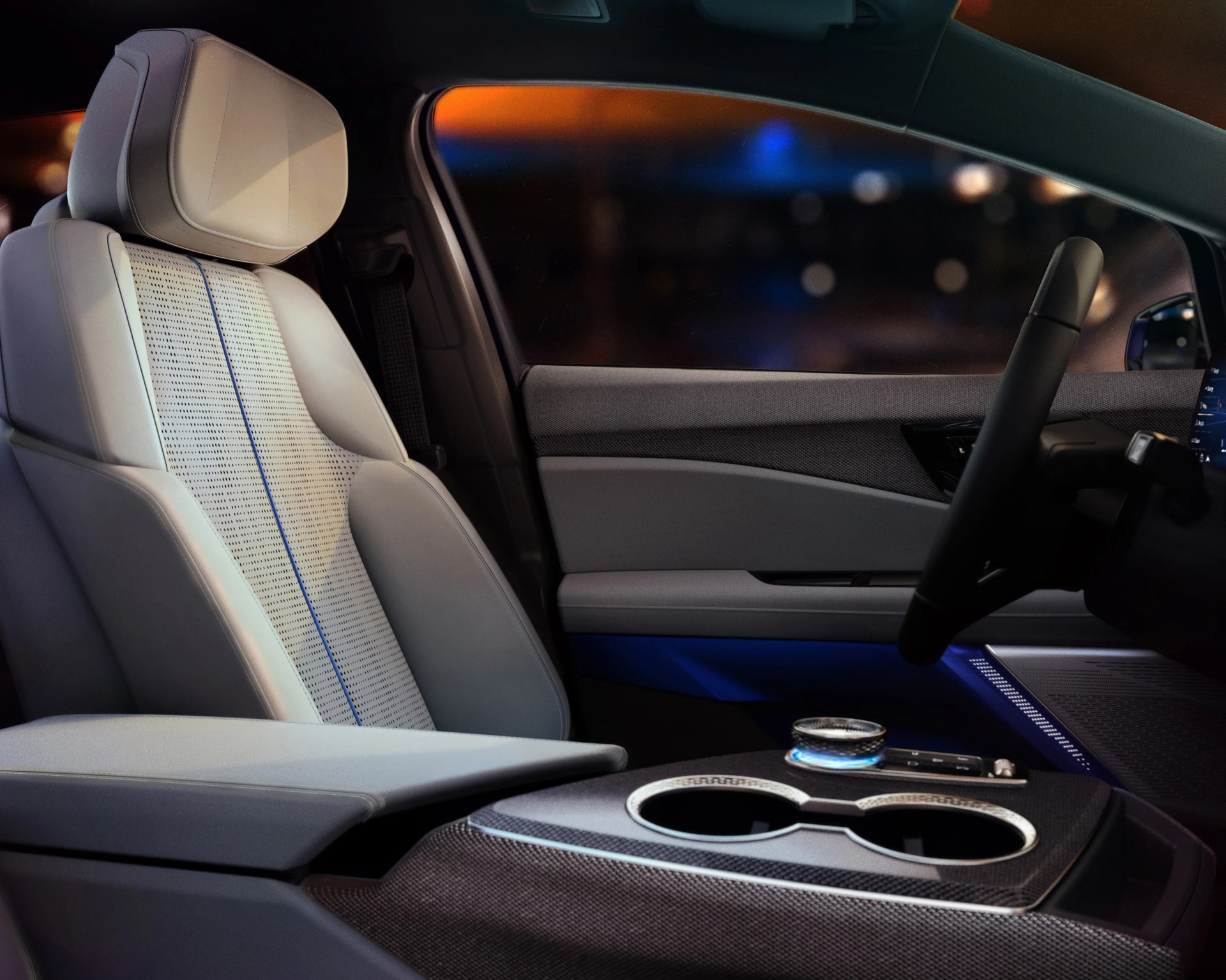 interior shot of cadillac EV