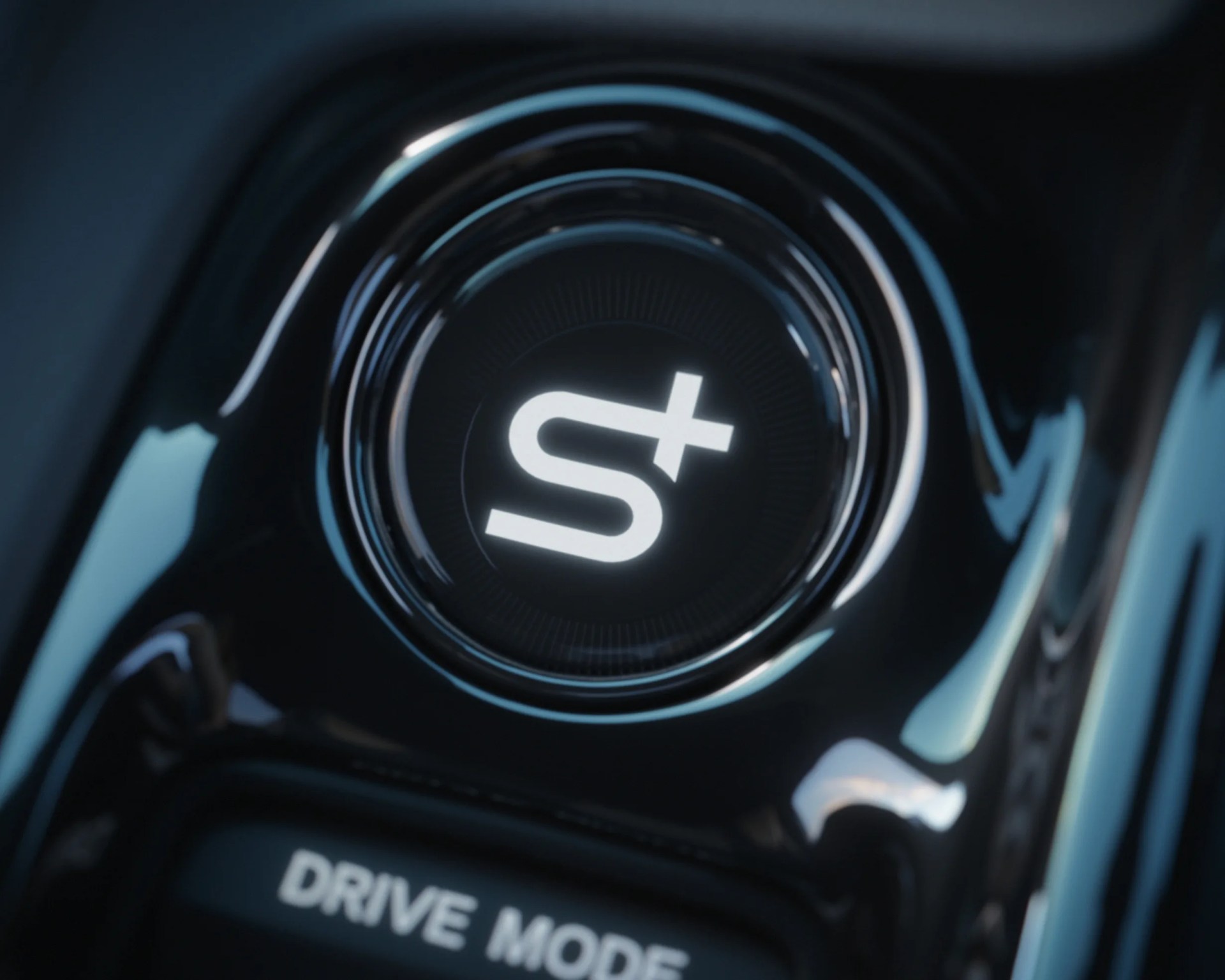 close-up shot of Honda prelude eCVT shifter