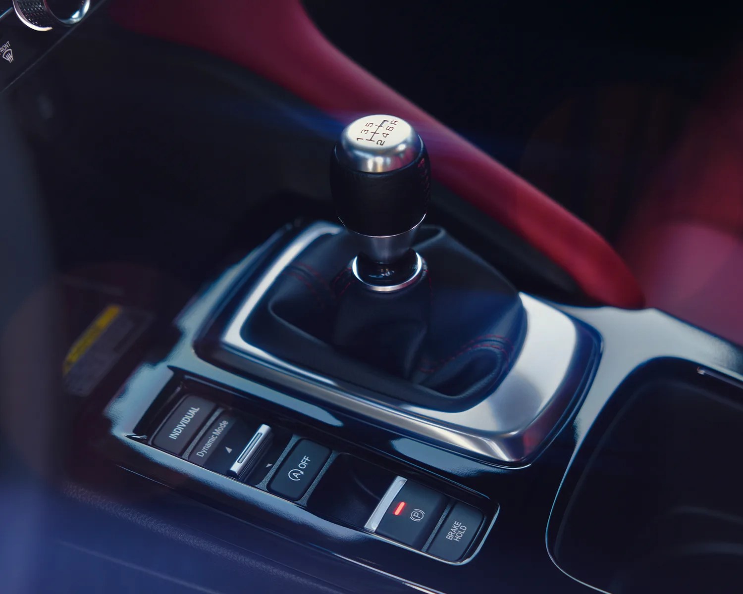 acura integra manual transmission center console close-up