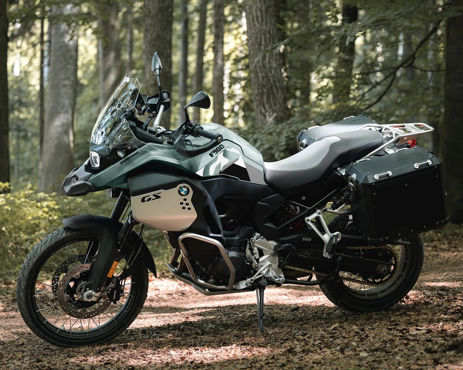 2026 bmw f 900 gs adventure motorcycle kickstand side