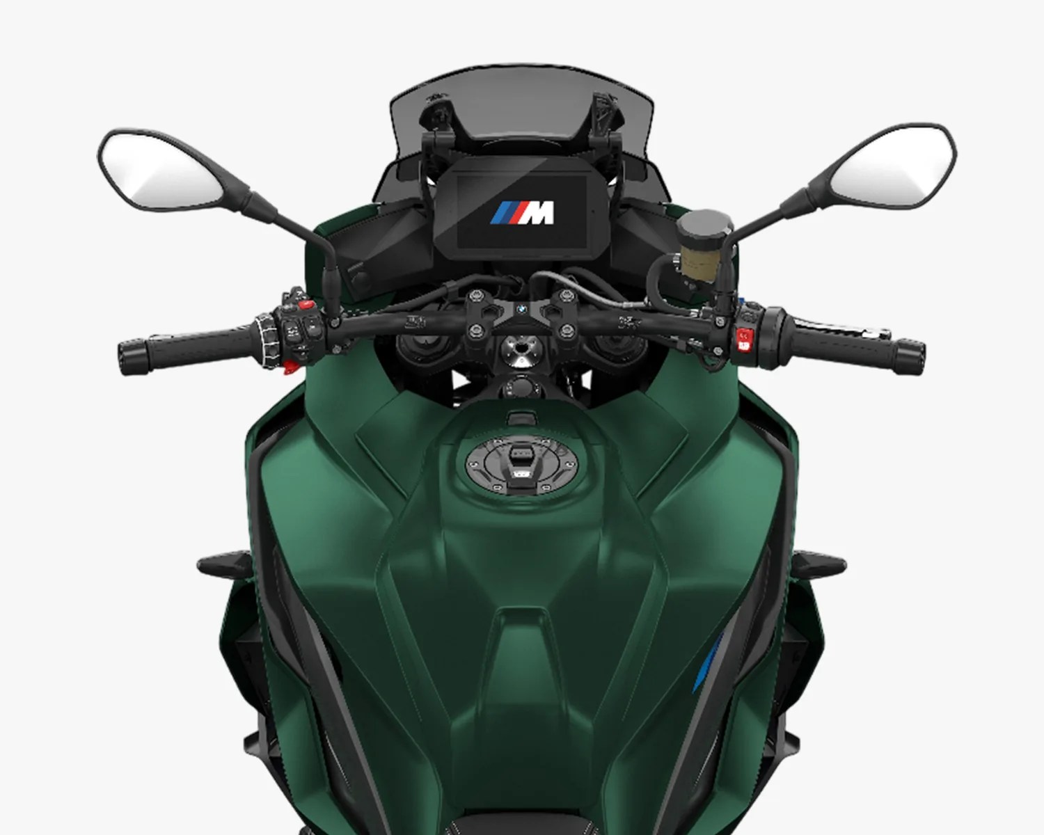 2026 bmw m 1000 xr top down view of front half